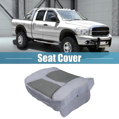 Harfington Grey Driver Side Bottom Cloth Seat Cover for Dodge for Ram 1500 2006-2008 for Dodge for Ram 2500 3500 2006-2009 Driver Seat Cushion