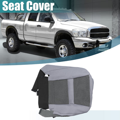 Harfington Grey Driver Side Bottom Cloth Seat Cover for Dodge for Ram 1500 2006-2008 for Dodge for Ram 2500 3500 2006-2009 Driver Seat Cushion