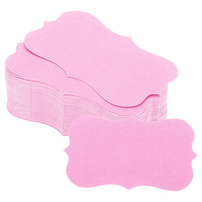 Harfington 2" x 3.5" Paper Business Cards Index Cards Flash Cards Note Lace, Pink 100pcs