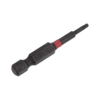 Harfington T8 Magnetic Security Impact Torx Screwdriver Bit 1/4" Hex Shank 2" Length