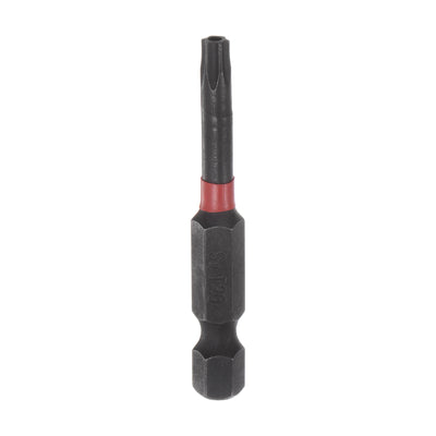 Harfington T20 Magnetic Security Impact Torx Screwdriver Bit 1/4" Hex Shank 2" Length