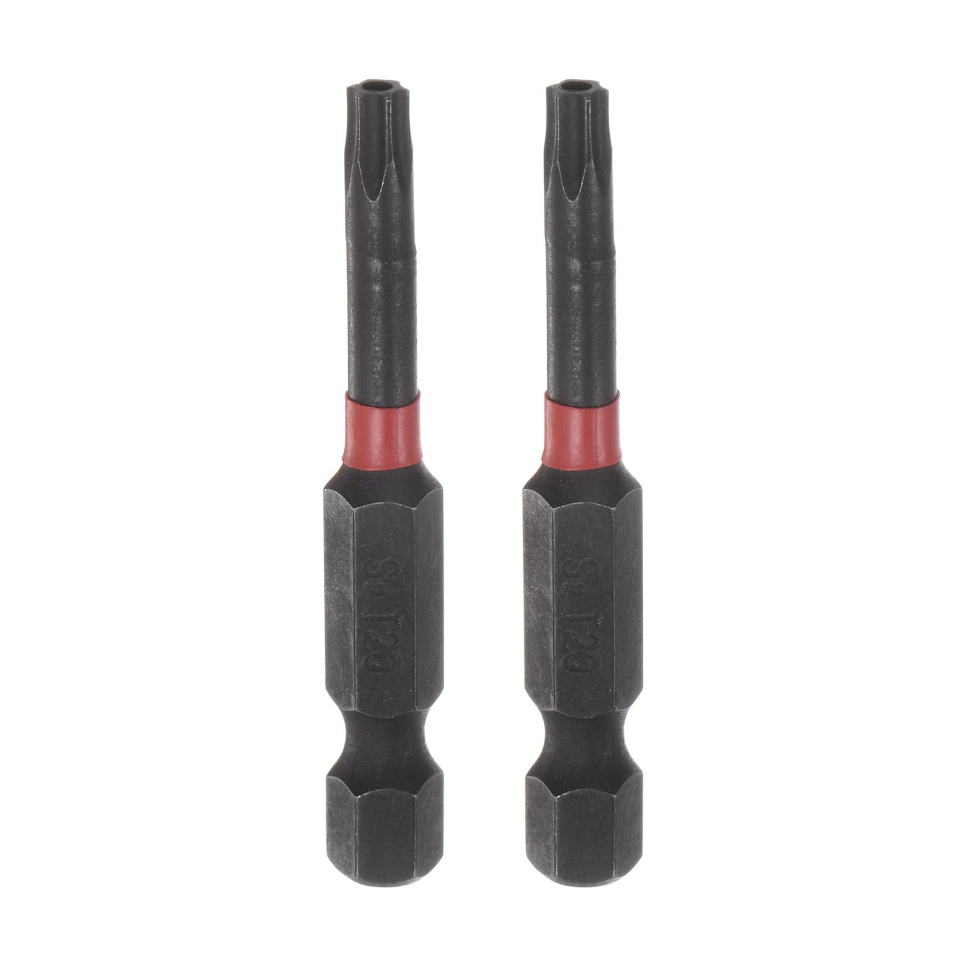 Harfington 2pcs T20 Magnetic Security Impact Torx Screwdriver Bit 1/4" Hex Shank 2" Length