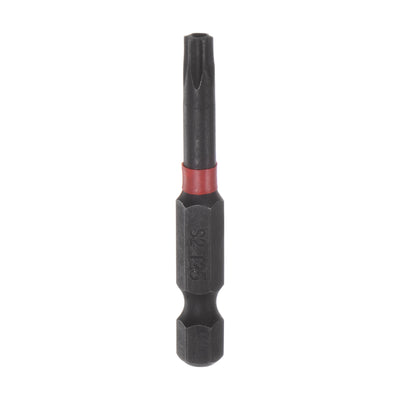 Harfington T25 Magnetic Security Impact Torx Screwdriver Bit 1/4" Hex Shank 2" Length