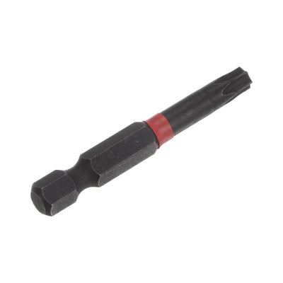 Harfington T27 Magnetic Security Impact Torx Screwdriver Bit 1/4" Hex Shank 2" Length