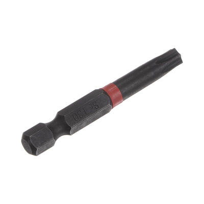 Harfington T30 Magnetic Security Impact Torx Screwdriver Bit 1/4" Hex Shank 2" Length