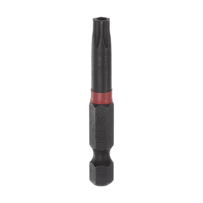 Harfington T30 Magnetic Security Impact Torx Screwdriver Bit 1/4" Hex Shank 2" Length