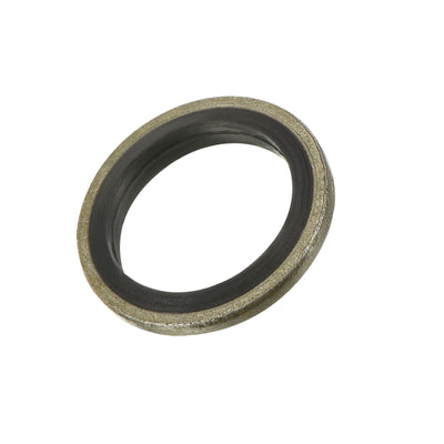 Harfington Bonded Sealing Washers M14 19.5x14x2mm Carbon Steel Nitrile Rubber Gasket, Pack of 5