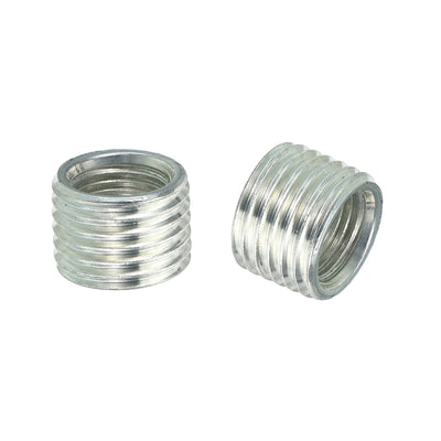 Harfington M14x1.5mm to M10x1mm Thread Adapters Sleeve Reducing Nut, 20 Pack 10mm Screw Conversion Nut Threaded Tube Coupler Connector Pipe Fitting