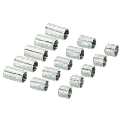 Harfington M12 to M10 Thread Adapters Sleeve Reducing Nut, 1 Set 10/15/20mm Screw Conversion Nut Threaded Tube Coupler Connector Pipe Fitting