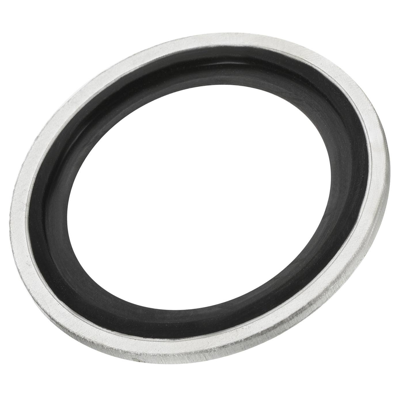 Harfington Bonded Sealing Washers M30 37.8x30.7x2mm Carbon Steel Nitrile Rubber Gasket, Pack of 12