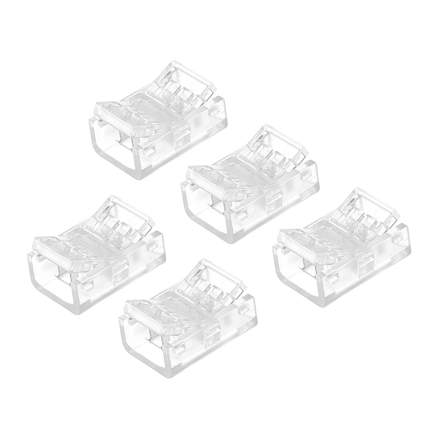 Harfington RGB LED Light Strip Connectors LED Adapter Connectors Pack of 5 (3 Pin, 10mm)