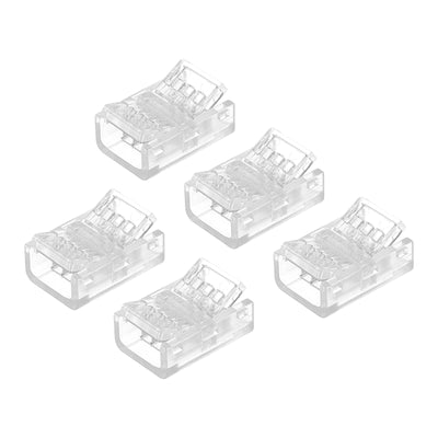 Harfington RGB LED Light Strip Connectors LED Adapter Connectors Pack of 5 (4 Pin, 10mm)