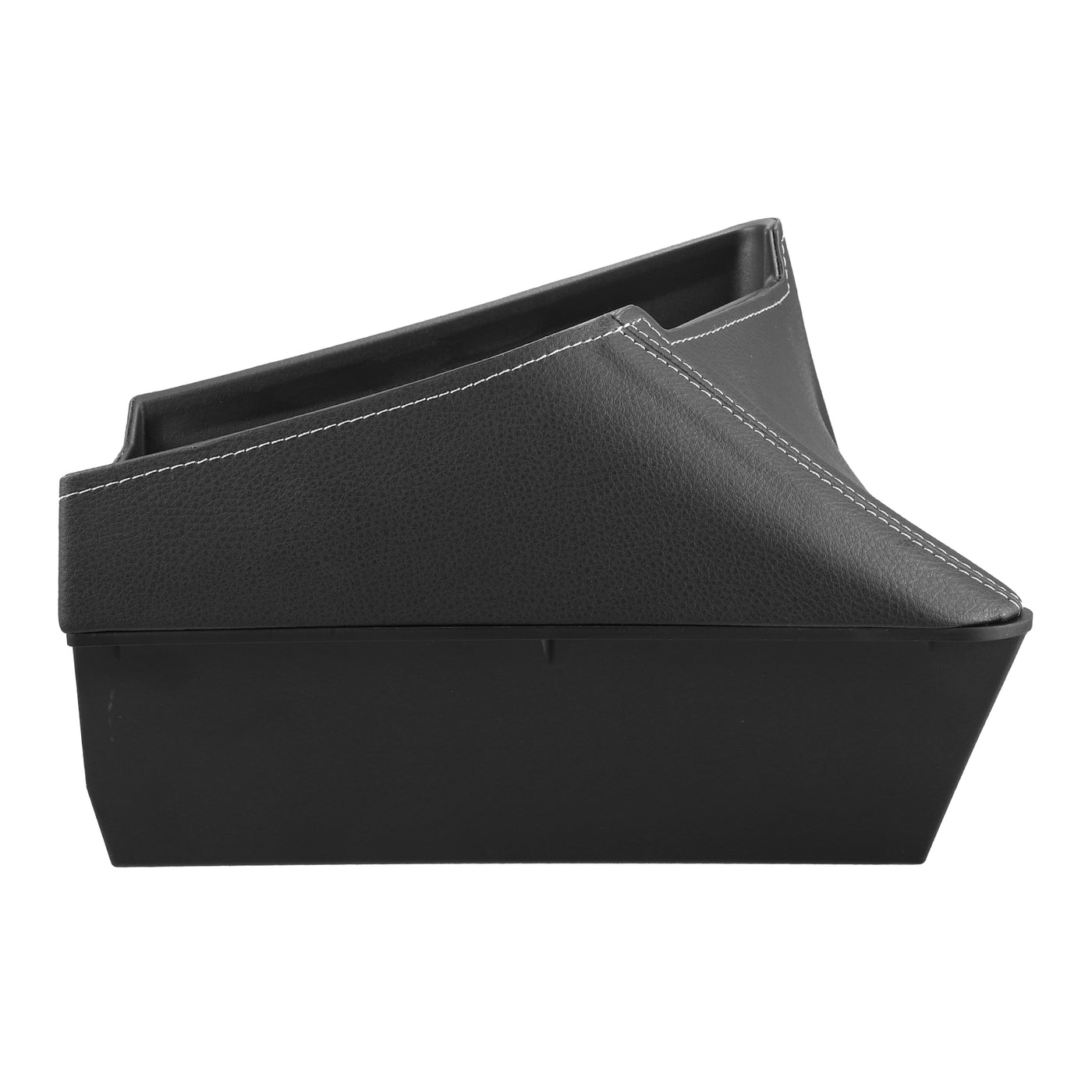 X AUTOHAUX Car Center Armrest ABS Storage Box Organizer Container Tray for BMW X1 F48 2016-2021 for BMW X2 F47 2018-2021 Black