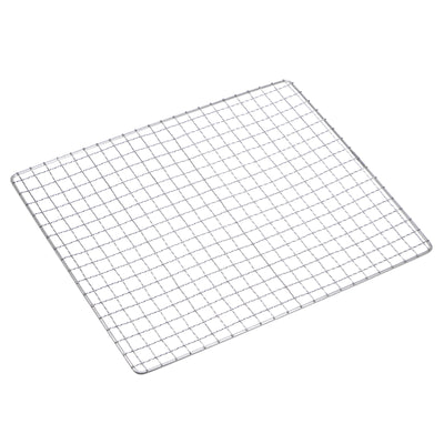 Harfington Square BBQ Grill Net 12.6"x10.2" Stainless Steel Barbecue Mesh Mat