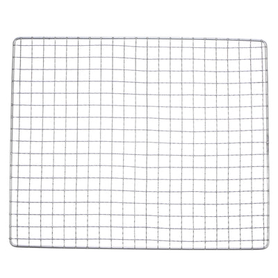 Harfington Square BBQ Grill Net 12.6"x10.2" Stainless Steel Barbecue Mesh Mat