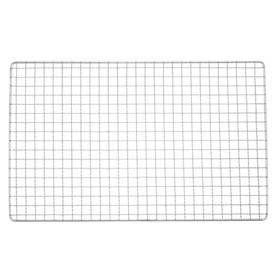 Harfington Square BBQ Grill Net 17.3"x11.6" Stainless Steel Barbecue Mesh Mat