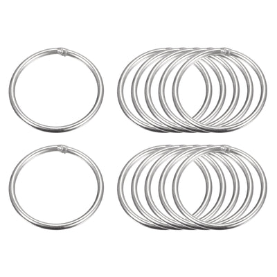 Harfington Uxcell 304 Stainless Steel O Rings, Multi-Purpose Metal Welded O-rings Round Rings