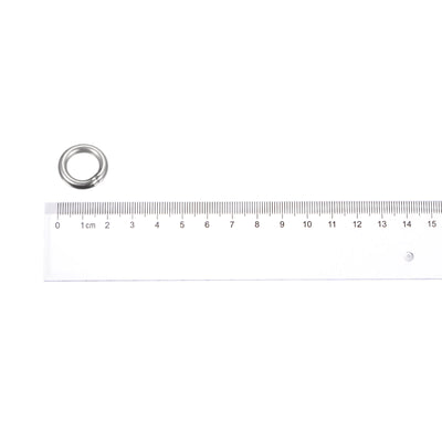 Harfington Uxcell 304 Stainless Steel O Rings, Multi-Purpose Metal Welded O-rings Round Rings