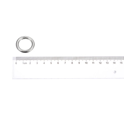 Harfington Uxcell 304 Stainless Steel O Rings, Multi-Purpose Metal Welded O-rings Round Rings