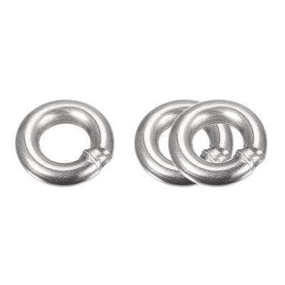 Harfington Uxcell 304 Stainless Steel O Rings, Multi-Purpose Metal Welded O-rings Round Rings