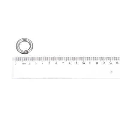 Harfington Uxcell 304 Stainless Steel O Rings, Multi-Purpose Metal Welded O-rings Round Rings