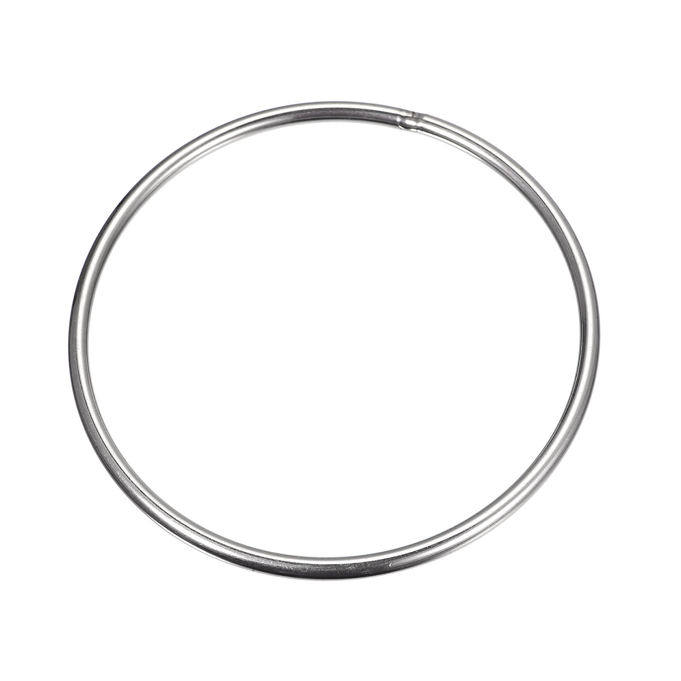 uxcell Uxcell 304 Stainless Steel O Rings, Multi-Purpose Metal Welded O-rings Round Rings