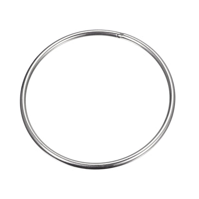 Harfington Uxcell 304 Stainless Steel O Rings, Multi-Purpose Metal Welded O-rings Round Rings