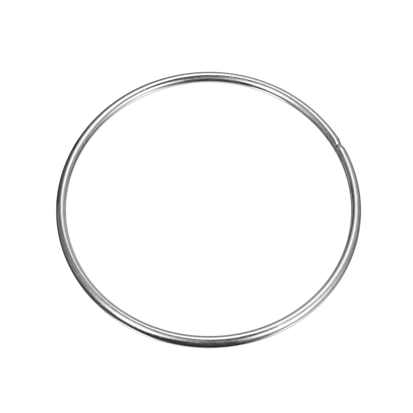 uxcell Uxcell 304 Stainless Steel O Rings, Multi-Purpose Metal Welded O-rings Round Rings