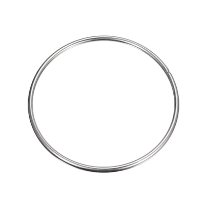 Harfington Uxcell 304 Stainless Steel O Rings, Multi-Purpose Metal Welded O-rings Round Rings