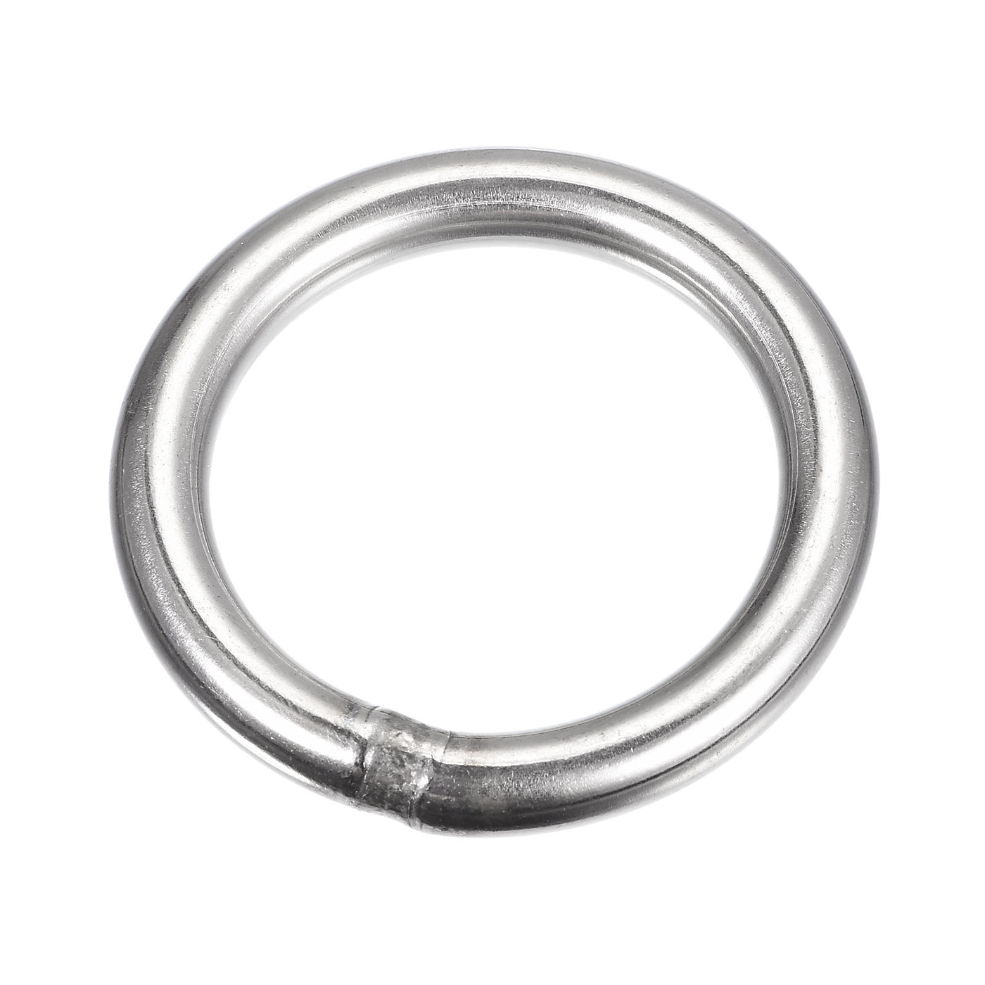 uxcell Uxcell 304 Stainless Steel O Rings, Multi-Purpose Metal Welded O-rings Round Rings