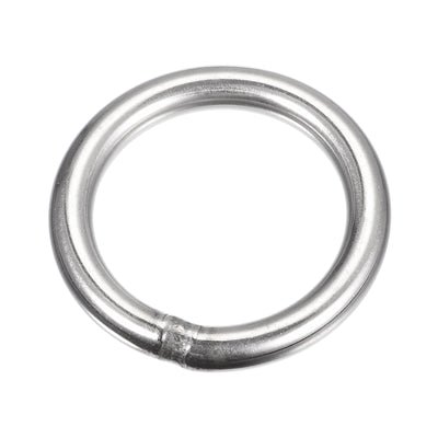 Harfington Uxcell 304 Stainless Steel O Rings, Multi-Purpose Metal Welded O-rings Round Rings