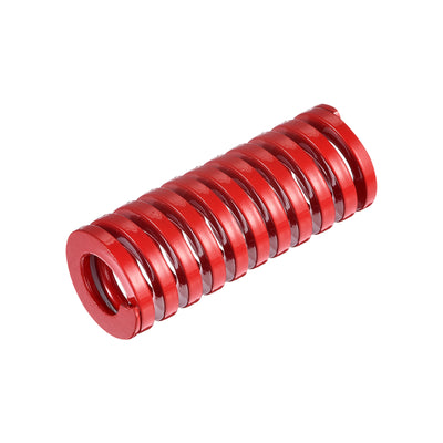 uxcell Uxcell Die Spring, 25mm OD 60mm Long Spiral Stamping Medium Load Compression, Red