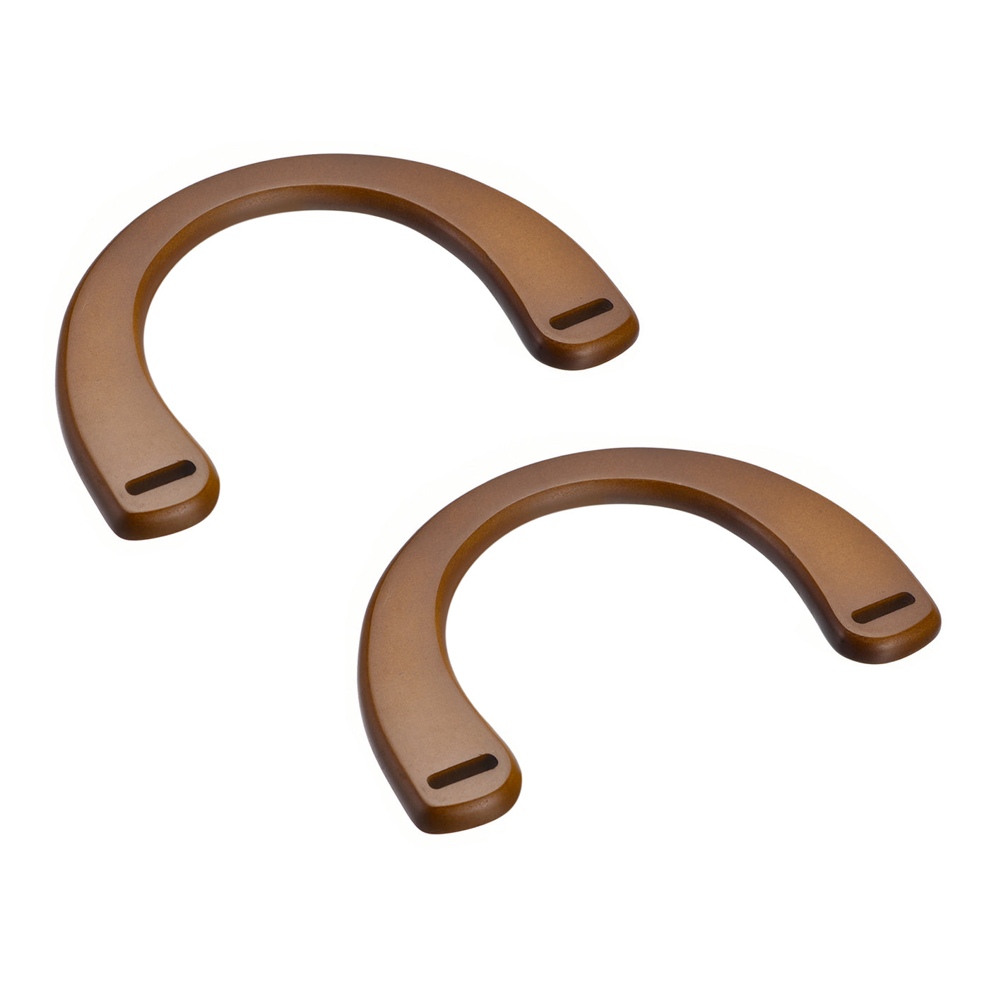 uxcell Uxcell 7.17" Wooden U-Shaped Handbag Handle Replacement for Bag Making, 2Pcs Brown