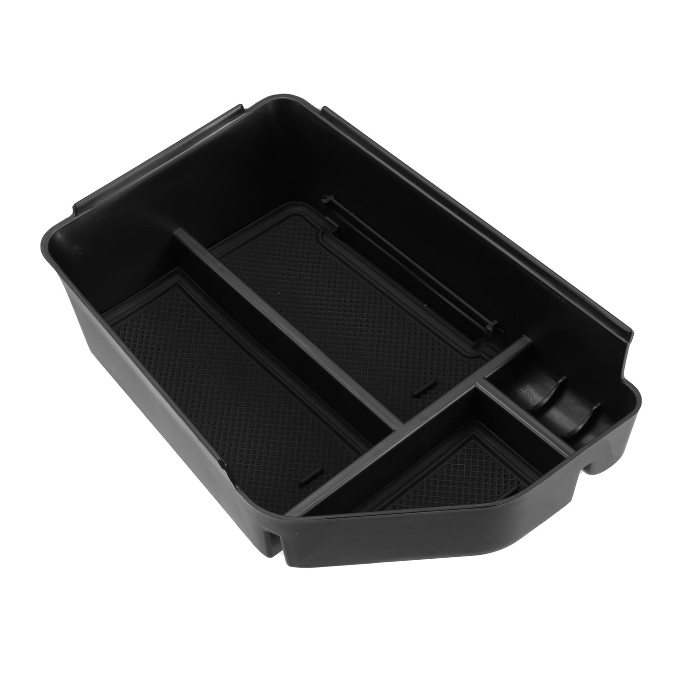 X AUTOHAUX ABS Center Console Organizer Tray for Kia EV6 2022 Accessories Armrest Box Tray Organizer Insert Secondary Storage Box Black