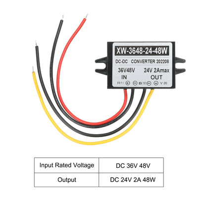 Harfington DC 36V 48V bis DC 24V 2A 48W Leistung Wandler Regler Kunststoff Schale für LED Solaranlage