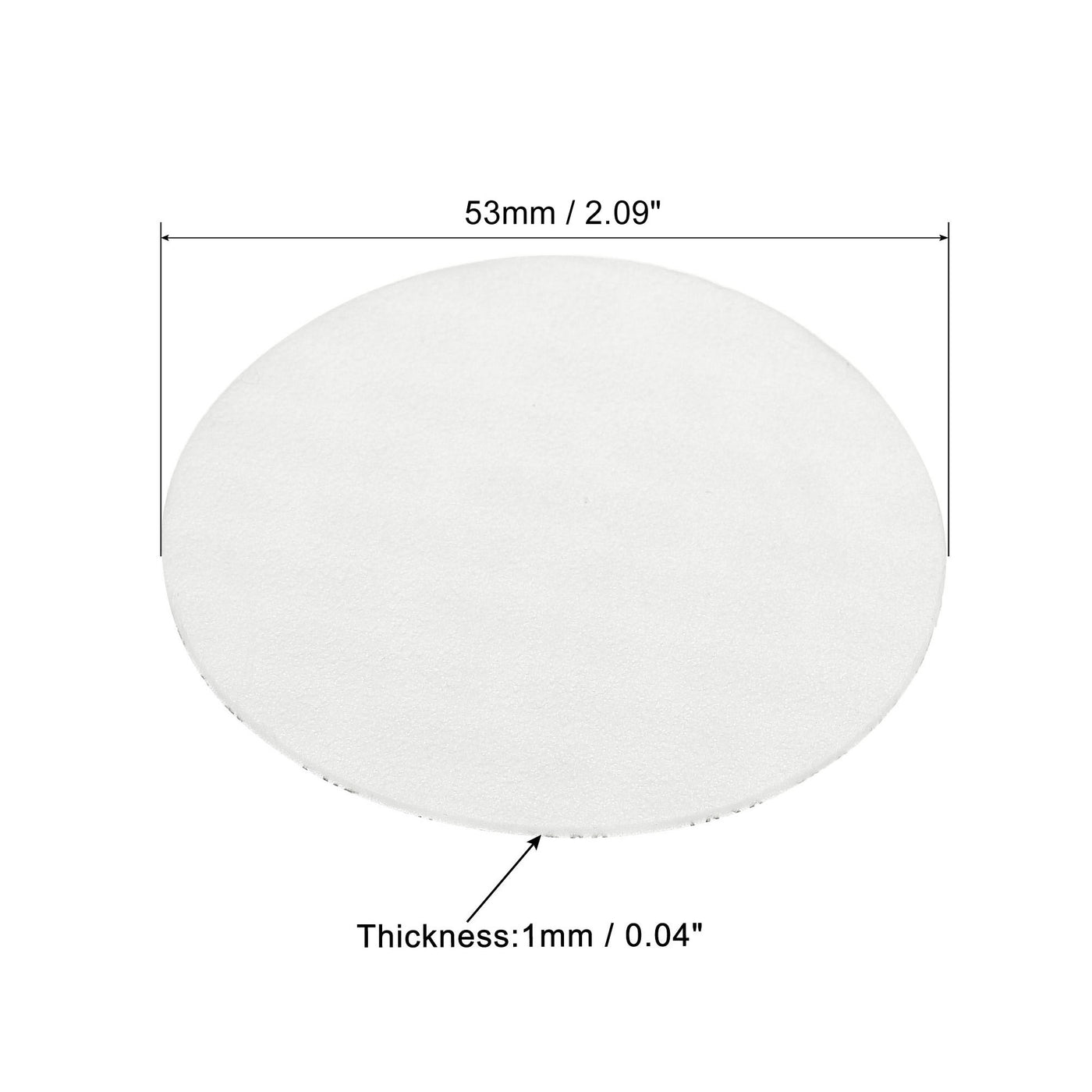 Harfington 53mm/2.09" Foam Lid Liner, 150 Pack PS Foam Resistant Tamper Pressure Sensitive Seal for Bottle Cap Liners Seals