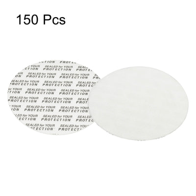 Harfington 53mm/2.09" Foam Lid Liner, 150 Pack PS Foam Resistant Tamper Pressure Sensitive Seal for Bottle Cap Liners Seals