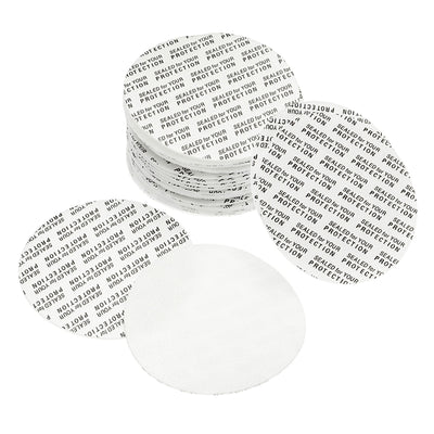 Harfington 53mm/2.09" Foam Lid Liner, 150 Pack PS Foam Resistant Tamper Pressure Sensitive Seal for Bottle Cap Liners Seals