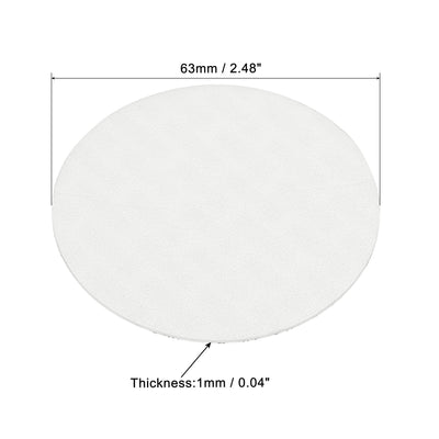 Harfington 63mm/2.48" Foam Lid Liner, 150 Pack PS Foam Resistant Tamper Pressure Sensitive Seal for Bottle Cap Liners Seals