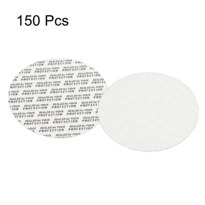 Harfington 63mm/2.48" Foam Lid Liner, 150 Pack PS Foam Resistant Tamper Pressure Sensitive Seal for Bottle Cap Liners Seals