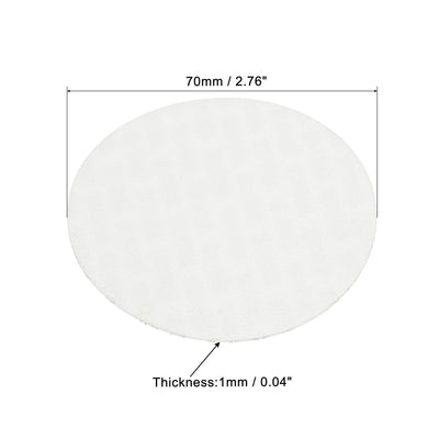 Harfington 70mm/2.76" Foam Lid Liner, 150 Pack PS Foam Resistant Tamper Pressure Sensitive Seal for Bottle Cap Liners Seals