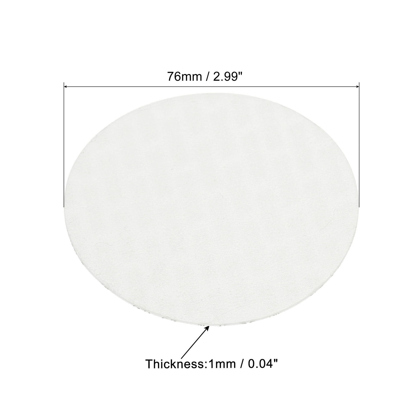 Harfington 76mm/2.99" Foam Lid Liner, 150 Pack PS Foam Resistant Tamper Pressure Sensitive Seal for Bottle Cap Liners Seals