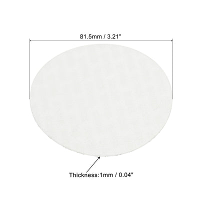 Harfington 81.5mm/3.21" Foam Lid Liner, 150 Pack PS Foam Resistant Tamper Pressure Sensitive Seal for Bottle Cap Liners Seals