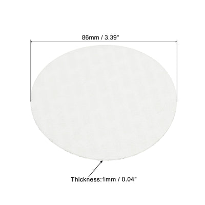 Harfington 86mm/3.39" Foam Lid Liner, 150 Pack PS Foam Resistant Tamper Pressure Sensitive Seal for Bottle Cap Liners Seals