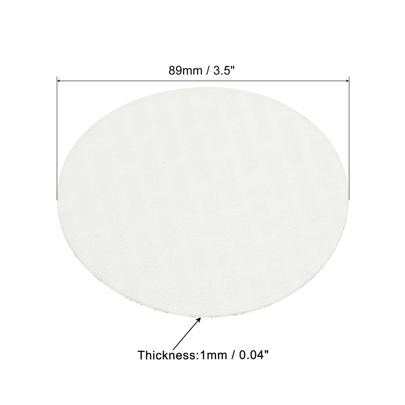 Harfington 89mm/3.5" Foam Lid Liner, 150 Pack PS Foam Resistant Tamper Pressure Sensitive Seal for Bottle Cap Liners Seals