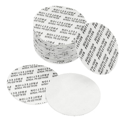 Harfington 35mm/1.38" Foam Lid Liner, 50 Pack PS Foam Resistant Tamper Pressure Sensitive Seal for Bottle Cap Liners Seals