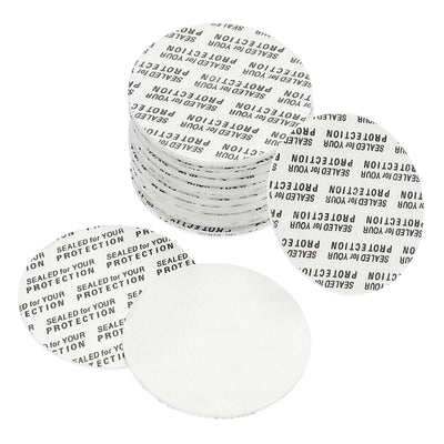 Harfington 38mm/1.5" Foam Lid Liner, 50 Pack PS Foam Resistant Tamper Pressure Sensitive Seal for Bottle Cap Liners Seals