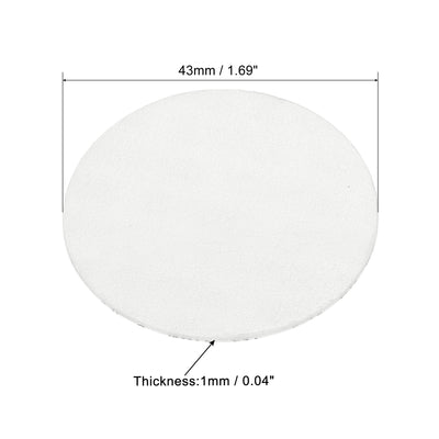 Harfington 43mm/1.69" Foam Lid Liner, 50 Pack PS Foam Resistant Tamper Pressure Sensitive Seal for Bottle Cap Liners Seals