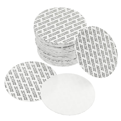 Harfington 67mm/2.64" Foam Lid Liner, 50 Pack PS Foam Resistant Tamper Pressure Sensitive Seal for Bottle Cap Liners Seals