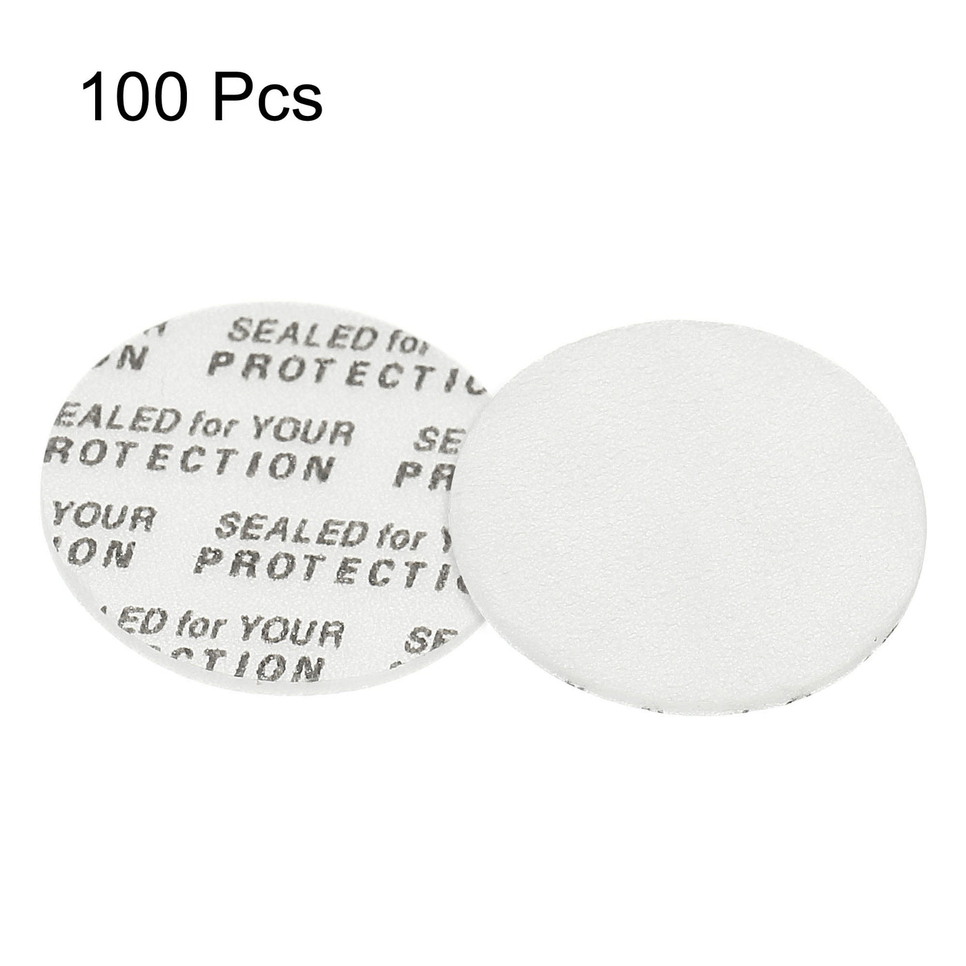 Harfington 18mm/0.71" Foam Lid Liner, 100 Pack PS Foam Resistant Tamper Pressure Sensitive Seal for Bottle Cap Liners Seals